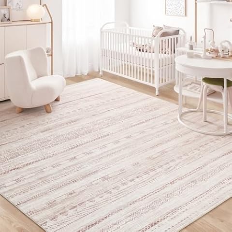 tchdio 5x7 Pink Area Rug Cover