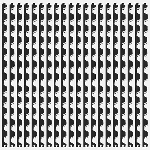 Metal Roof Foam Closure Strips 20Pcs 36 PE Foam Strips with Self-Adhesive for Metal Roofing Panels Black