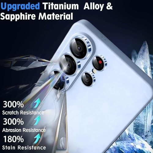 Image of Camera Lens Protector Compatible with Galaxy S26 Ultra | 9H Tempered Glass | HD Clear Scratch Resistant | Full Coverage | Case Friendly | Easy Installation