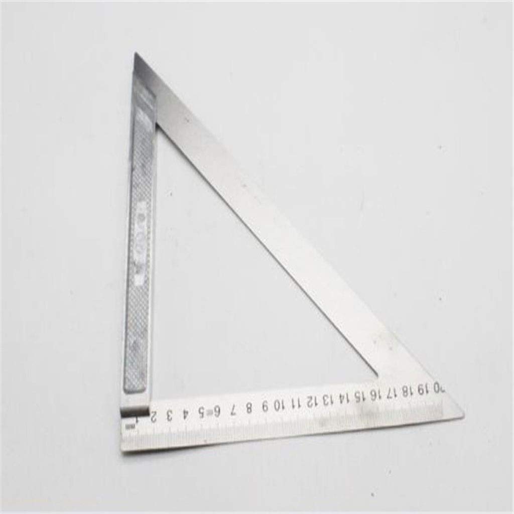 15/20cm Aluminum Alloy Measuring Ruler Speed Square Roofing Triangle Angle Protractor Trammel Tools