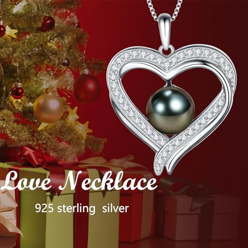 Mothers Day Gifts for Mom, Wife, Women - Tahitian Black Pearl Necklaces, Fine Jewelry for Anniversary, Birthday, Valentine's Day3