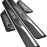  AEVEILS 4Pcs AutotüR Einstiegsleisten TüRschweller Verkleidungsschutz, Passend FüR Mitsubishi ASX 2011-2020, Kratzfestes BegrüßUng spedal Aufkleber ZubehöR, Edelstahl
