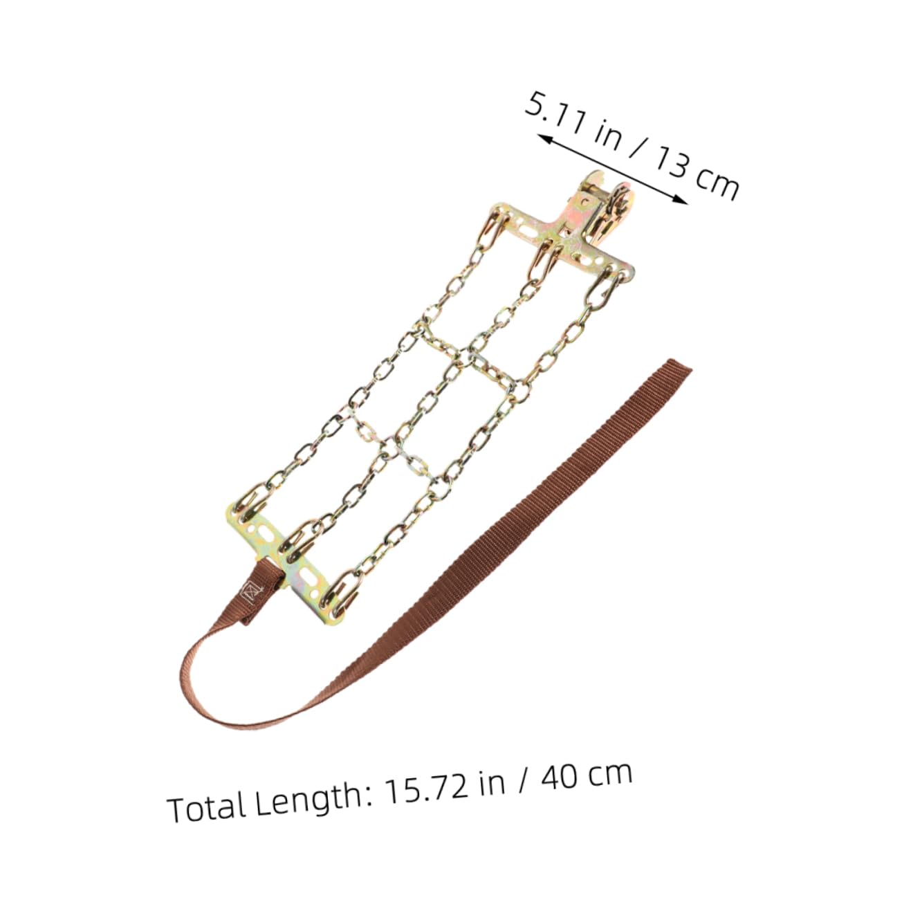 Ciieeo Snow Chains Set for Tires Sturdy Steel Car Tire Chains for Emergency Breakdown