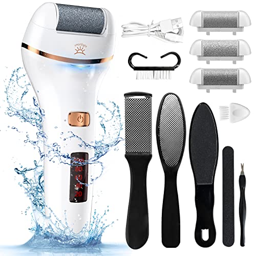 Electric Foot Callus Remover, Rechargeable Portable Electronic Foot File Pedicure Kits, Callus Remover Tools, Foot Scrubber File, Professional Pedicure Tools, Foot Care for Dead Skin Ideal Gift