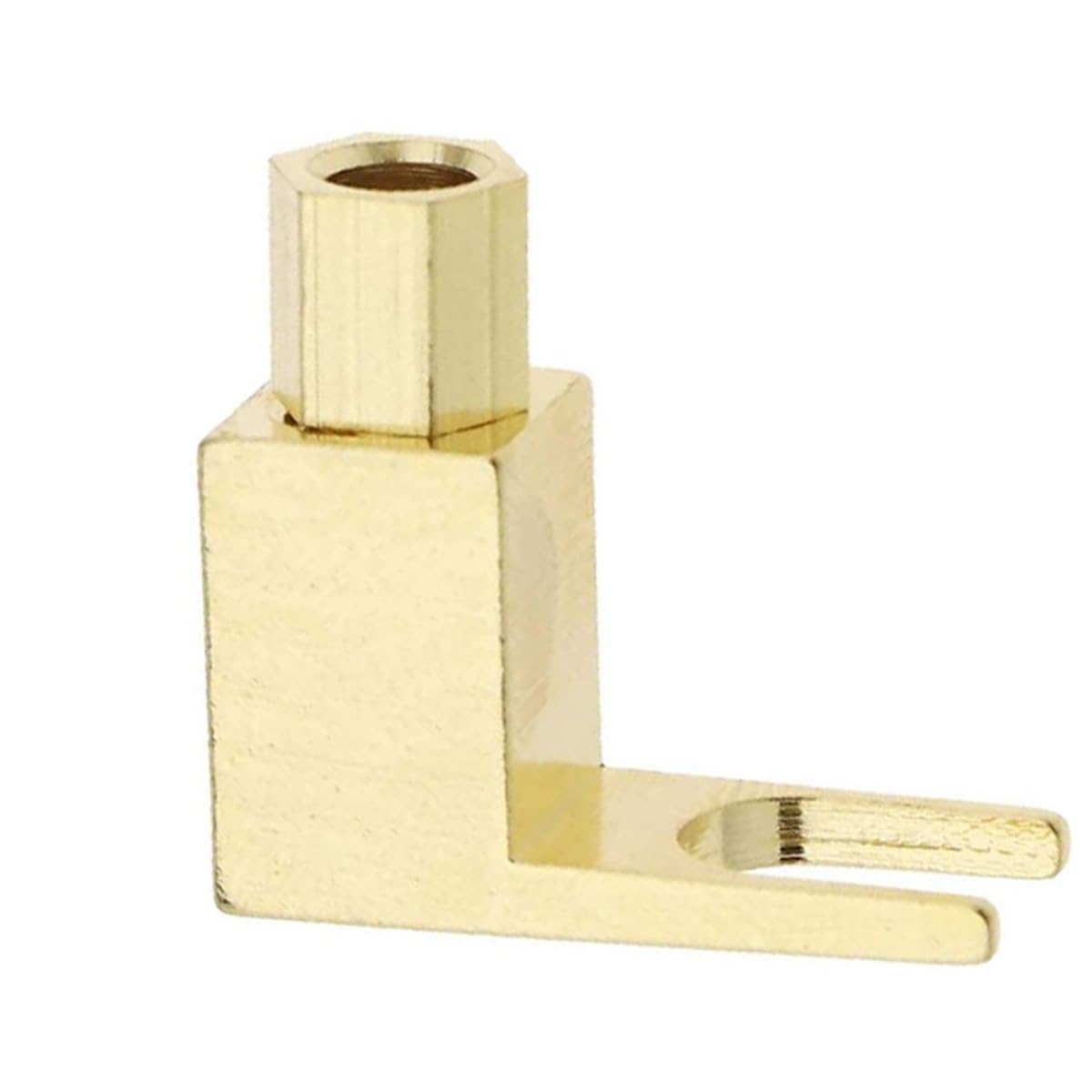 WANGCL 8 pezzi Connettore per cavo altoparlante, adattatore da banana a forcella Hi-End Cavo altoparlante Filo forcella rettangolare For-k e connettore a morsetto