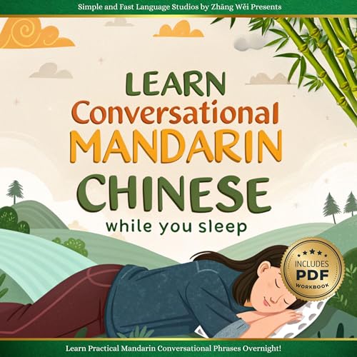 Learn Conversational Mandarin Chinese While You Sleep Audiolibro Por Zhāng Wěi arte de portada