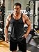 COOFANDY Y Back Tank Tops for Men Gym Muscle Shirts Workout Sleeveless T-Shirt Bodybuilding Cutoff T-Shirt Activewear