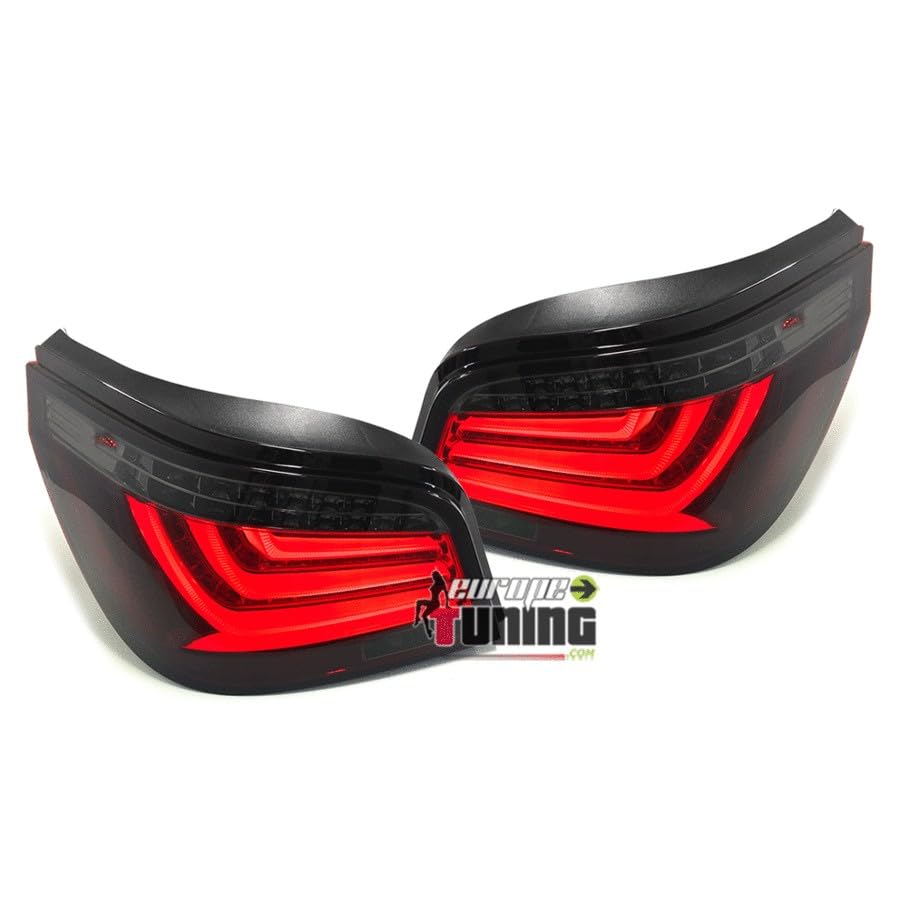 Feux de prestige CELIS LED pour BMW E60 LCI Berline finition rouge noir