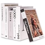 YunBey 6Pcs Deko Bücher - Fake Dekobücher, Buchbox Dekoration Bücherregal