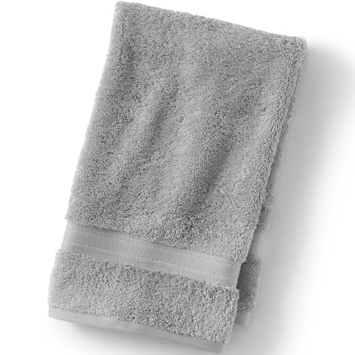 Lands' End Supima Cotton Towels Hand Towel, 1 Piece Ultimate Gray