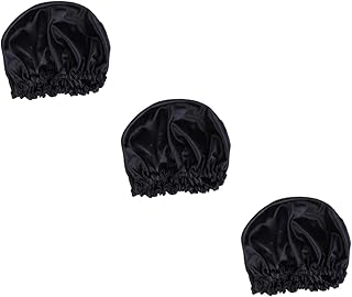 2pcs silk sleeping bonnet girl hat ladies hat caps for women satin sleeping cap for women disposable solid color women sleeping simple sleeping cap Knitted hat shower cap