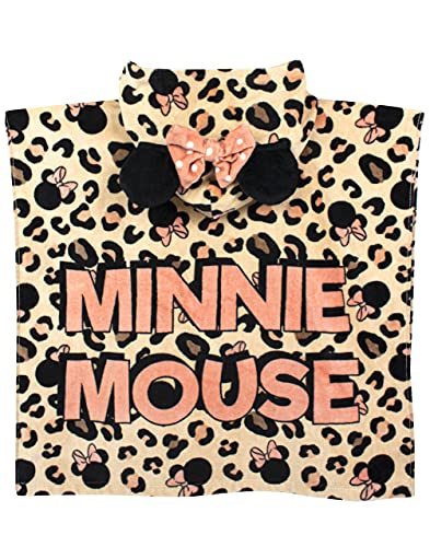 Disney Minnie Mouse Girl’s Towel Poncho | Kids Hooded Robe Gift3
