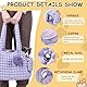 uuclume Weiche Tragetaschen für Katzen, modische Luftpolstertasche, Gesteppte Handtasche mit flauschigem Ball und belüfteten Netz-Reißverschlüssen für 5 kg Welpen / 6,8 kg Katzen (schwarz)