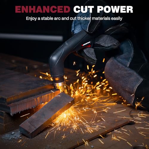 ARCCAPTAIN Plasma Cutting Torch, IPT60 Plasma Torch 10FT Cable Plasma Cutting Gun for 50A Pilot Arc Non-Touch Plasma Cutting Machine - Thumbnail 2