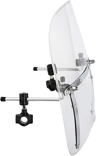 Miniatura 5 de TCT-MOTORPARTS Parabrisas delantero transparente de 78 pulgadas apto para Harley Softail Sportster XL883 1200 FLTR FLTX FLHT Dyna Street Bob Wide