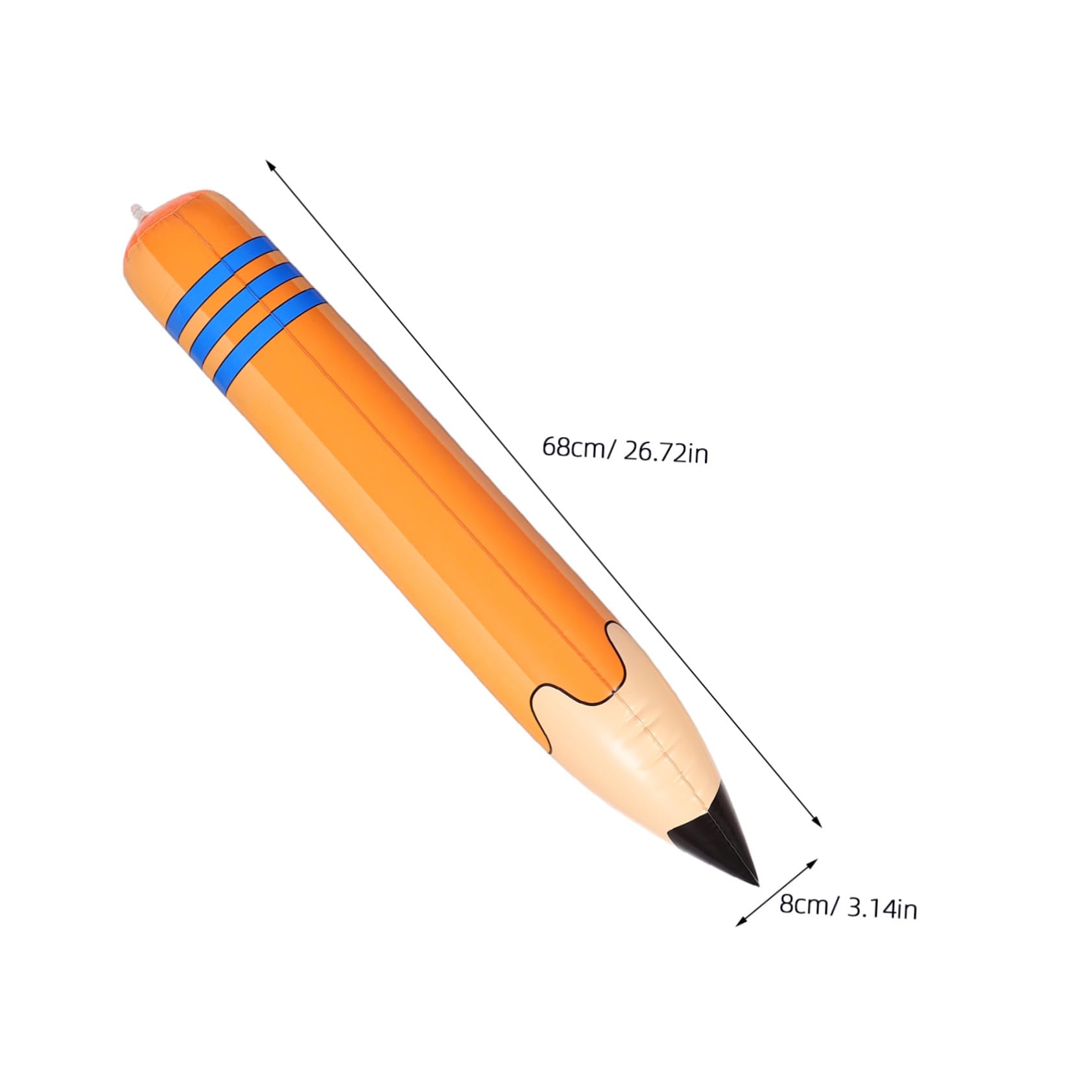 Anneome 5Pièces Lot de Crayons Gonflables Géants Décorations Scolaires Pratiques pour Événements et Salle de Classe Jouets Multi Usage Sécurisés