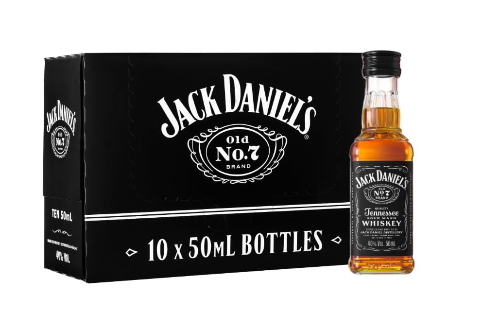 Jack Daniel's Tennessee Whiskey Old Nº7, pack 10 miniaturas PET - 10 x 5cl