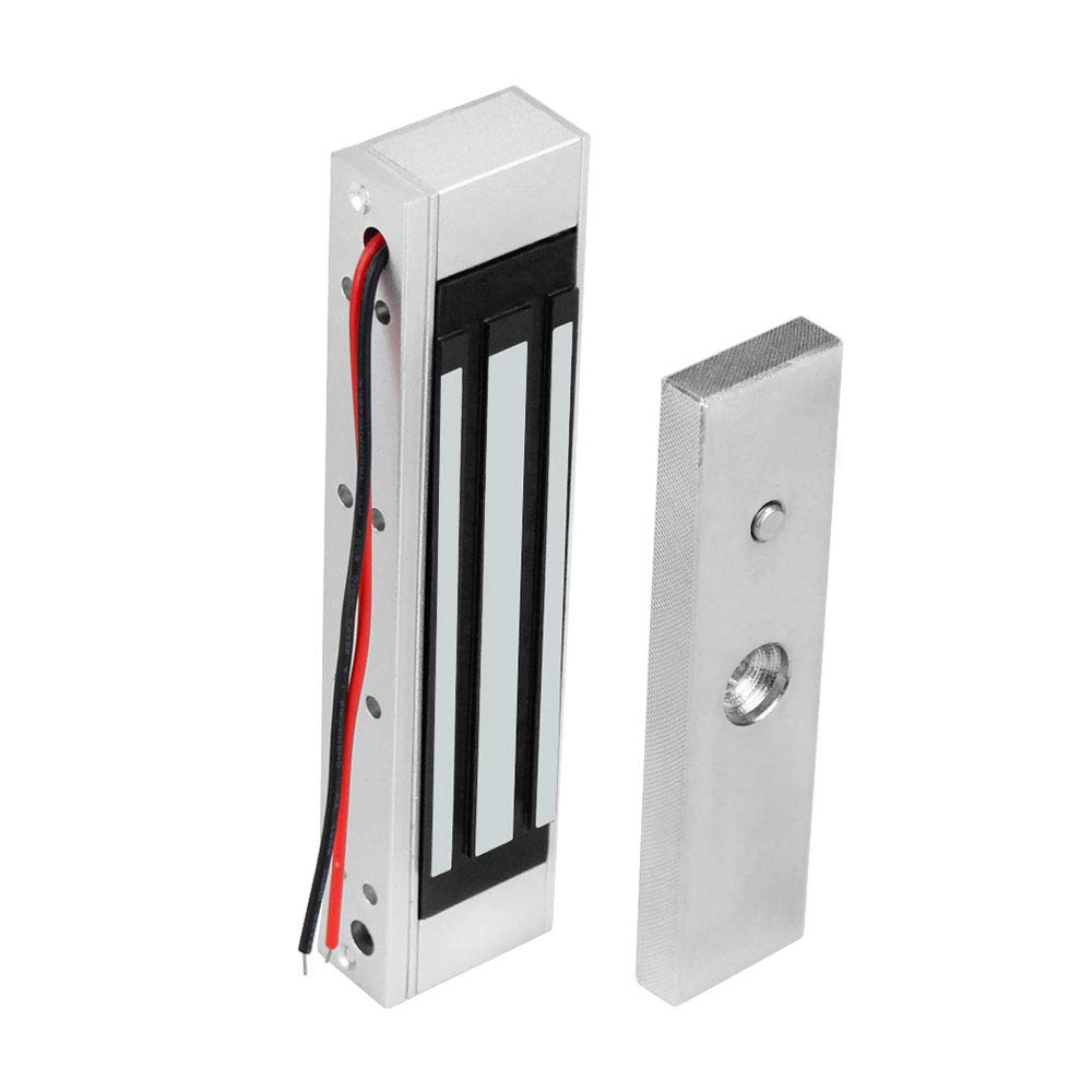 Serratura magnetica elettronica, serratura elettrica 12V DC, serratura elettromagnetica a sicurezza positiva per porte singole, sistema di controllo accessi