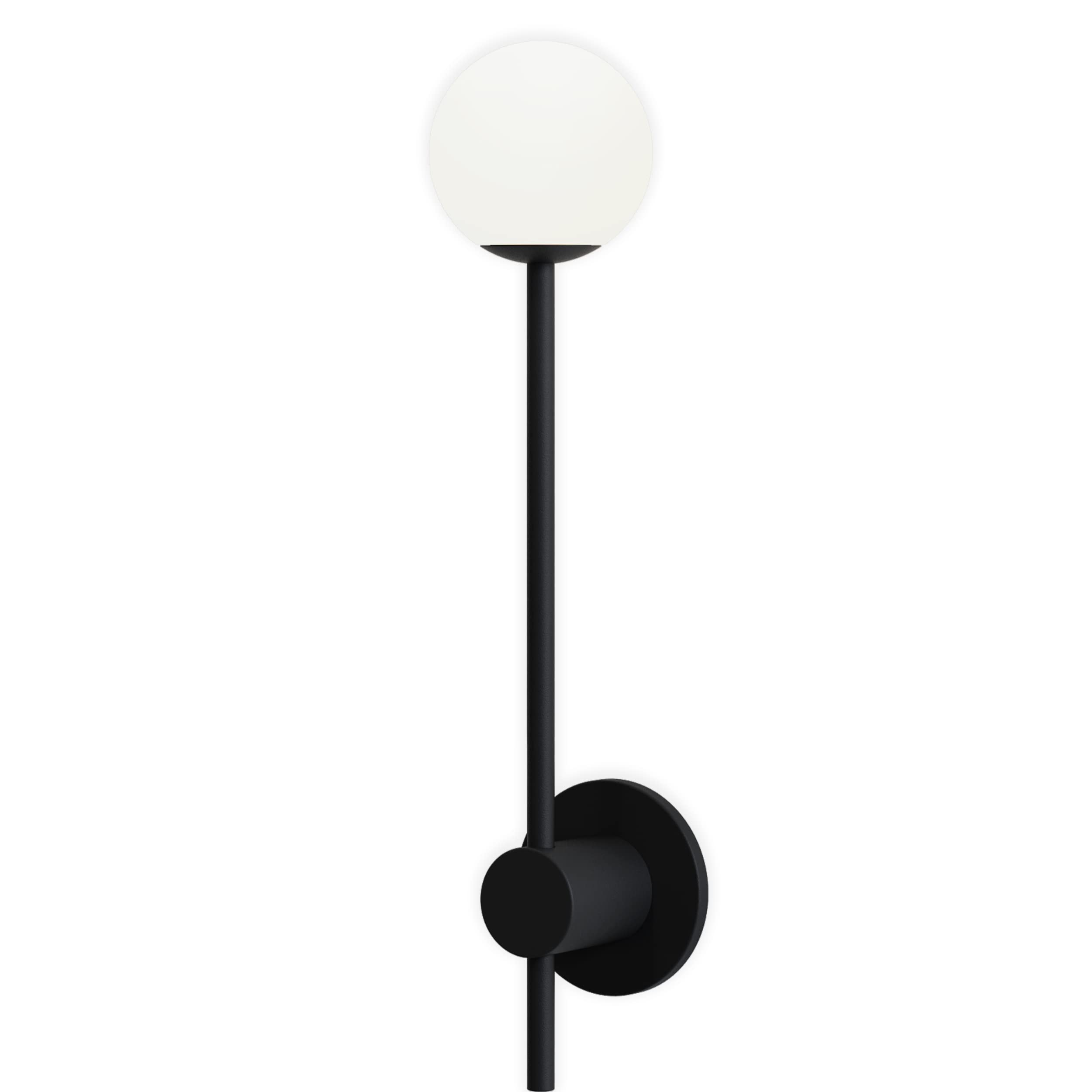 Astro Orb Single Bathroom Wall Light - IP44 Rated - (Matt Black), G9 Lamp, Designed in Britain - 1424004-3 Years Guarantee