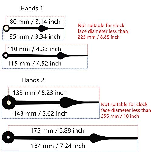 Tikround TIKROUND-M-031 Include Hands Quartz Diy 12888 Wall Clock Movement Mechanism Battery Operated Diy Repair Parts Replacement thumb #3