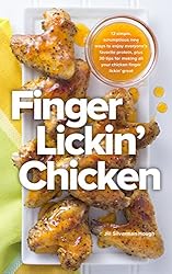 The Best Iced Lavender Cookies Recipe 3 Finger Lickin' Chicken cookbook cover