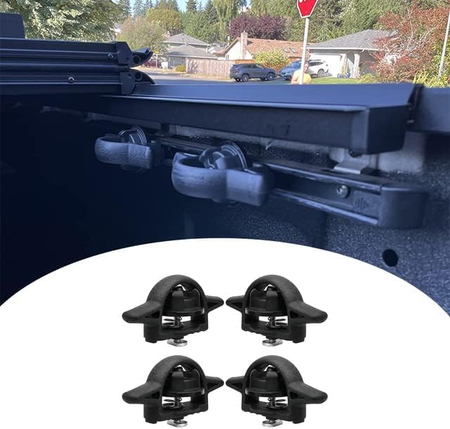 Miniatura 2 de Anclajes de amarre de pared lateral de caja de camioneta para Jeep Gladiator, Toyota Tacoma Tundra 2005-2021, accesorios de camiones (4)