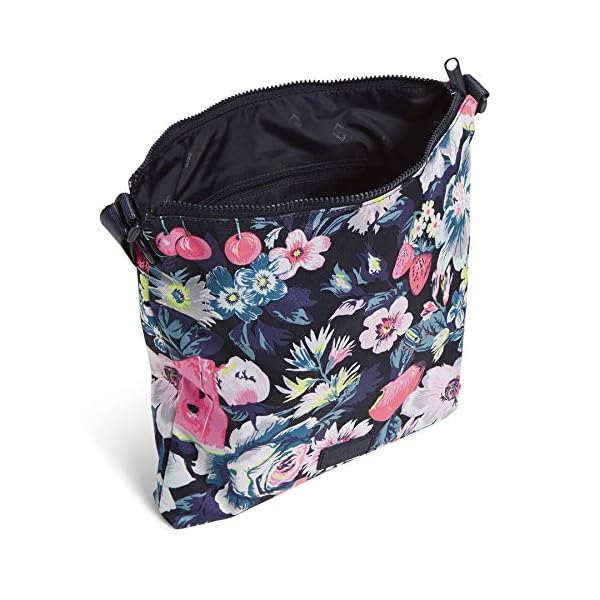 Vera Bradley Women's Recycled Lighten Up Reactive Hipster Crossbody Purse, Garden Picnic, One Size