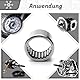 Parts and Parts Nadelhülse HK2216 22x28x16mm, Hochpräzise, hochbelastbar, reibungsarm, langlebiges Nadellager für Automobile, Maschinen und mechanische Geräte