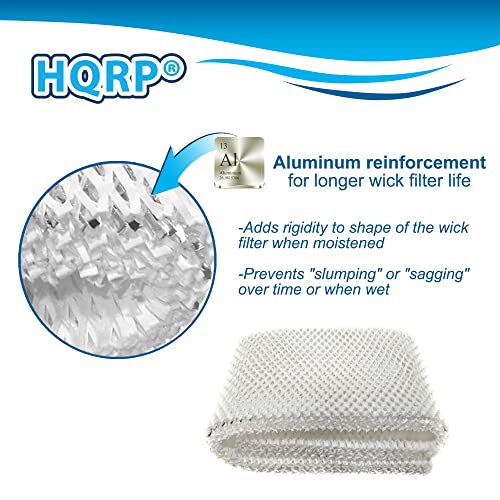 Hqrp 2-Pack Wick Filter Compatible With Kenmore 14410, 14411, 15412, 154120, 29979, 29980, 29981, 29982 Console Style Humidifiers, Item 03215412000 Replacement #TOP7