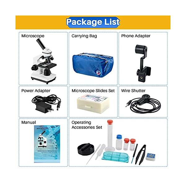 Microscope-for-Adults-Kids-100X-2000X-BEBANG-Compound-Microscope-with-Microscope-Slides-Microscope-Kit-for-Kids-Students-Home-School-Lab Microscope-for-Adults-Kids-100X-2000X-BEBANG-Compound-Microscope-with-Microscope-Slides-Microscope-Kit-for-Kids-Students-Home-School-Lab