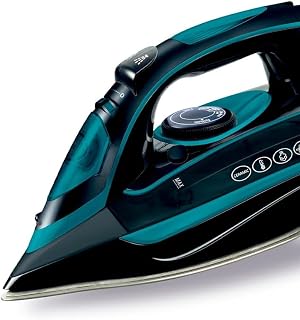 Plancha EMMA - Envío 24h - Planchado Fácil 2800W- Alta Presión, Bajo Consumo, Alto Rendimiento de Electrodomésticos - Hogar y Hostelería - Plancha Vapor (Verde)