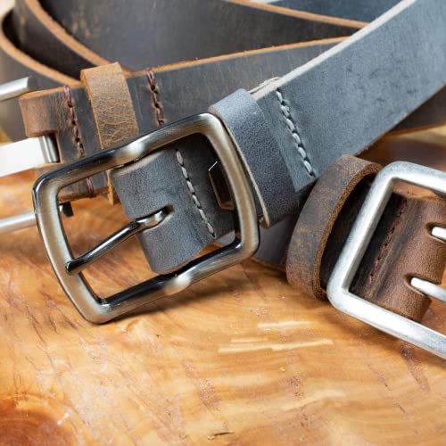 Cold Mountain Belt - Genuine Leather Belt with Certified Nickel Free Bottle Opener Buckle4