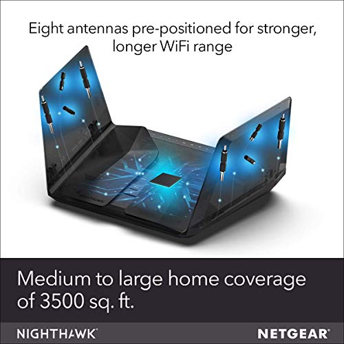 Image of NETGEAR RAX200-100NAR Nighthawk AX12 AX11000 Router - Certified (Renewed)