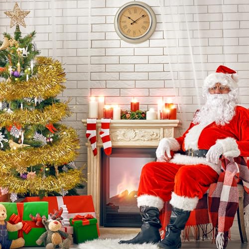 Guirnaldas de oropel de Navidad MEISH para decoracion de arboles y ventanas de casa 5