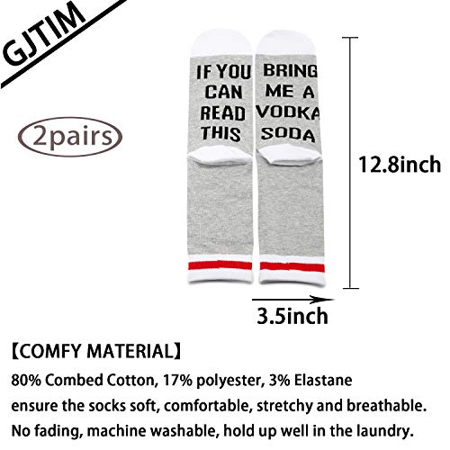 Novelty Cocktail Drinking Gift If You Can Read This Bring Me A Soda Socks For Soda Lover2