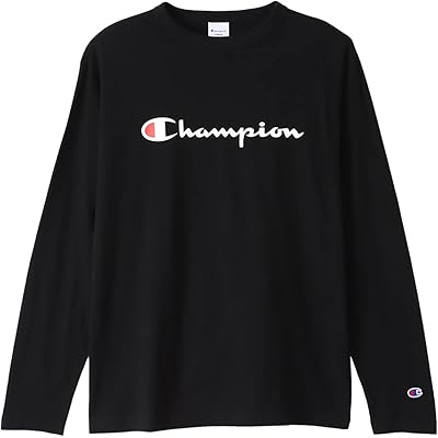 [チャンピオン] 【Amazon.co.jp限定】Tシャツ 長袖 丸首 スクリプトロゴ ロングスリーブTシャツ C8-W419Z メンズ Mサイズ