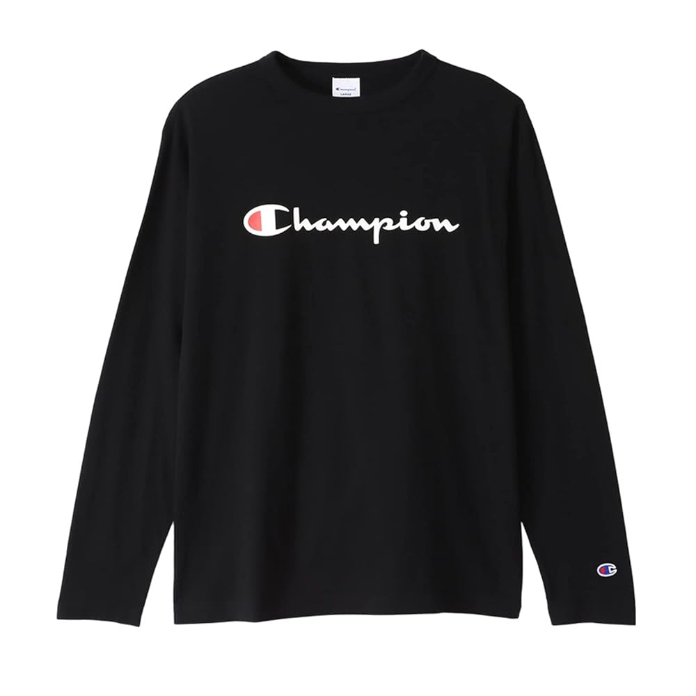 Amazon | [チャンピオン] ロングTシャツ 長袖 丸首 綿100