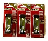 O L F A OLFA 9149 ABB-50B 9mm UltraSharp Black Snap-Off Blade, 50-Pack (3 Pack)