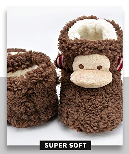 Panda Bros Slipper Socks for Women Cozy Warm Lined Fuzzy Sock Slippers Indoor Booties with Non Slip Grippers4