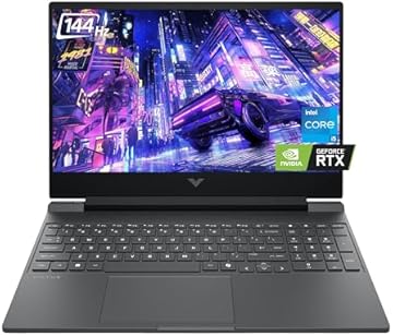Victus Gaming Laptop15.6 FHD 144Hz Display, Intel Core i5-13420H, 32GB RAM, 1TB SSD, Nvidia GeForce RTX 4050, Full-Size Backlit KB, Wi-Fi 6, HDMI, Windows 11 Pro, w/BWE Accessories