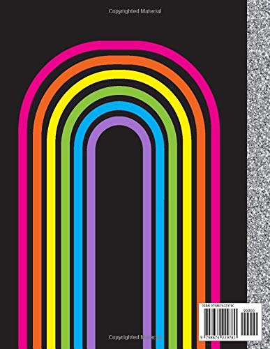Rainbow Notebook: Lined writing composition book. 8.5 x 11, College Ruled, Rainbow notebook for tweens and teens - Image 2