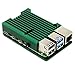 Price comparison product image Aluminium Heatsink Case for Raspberry Pi 4 (Emerald Green)