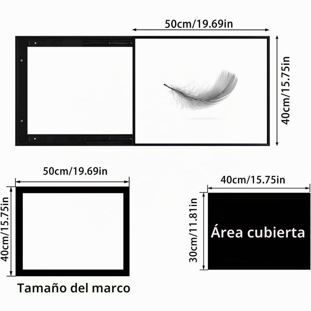 Right50X40CM,Tapa Decorativa Cuadro Electrico Contadores Decorativos Caja Medidor Eléctrico Pintura Decorativa