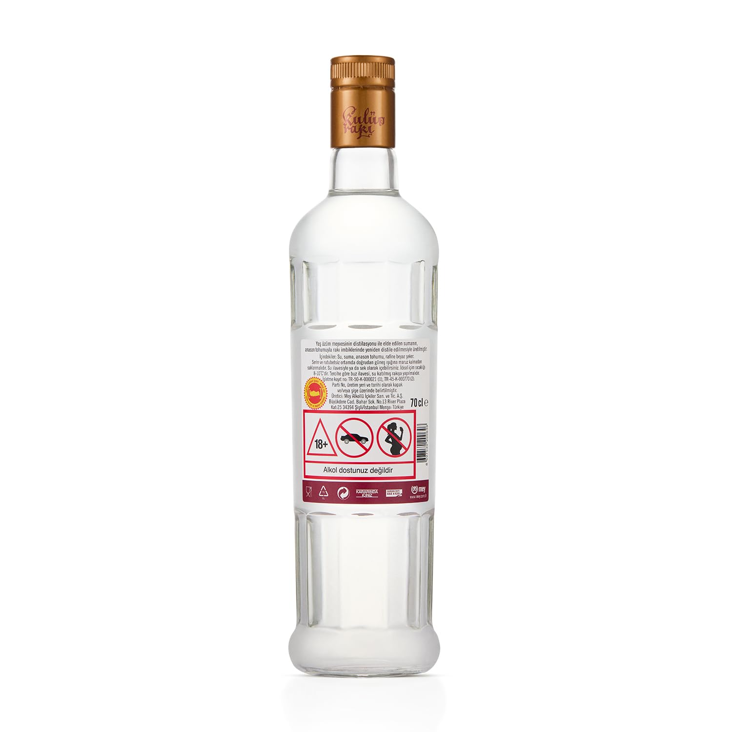Raki Glasses Rakı Kulüp 70 Cl │ 45 % Vol Distillé à 100 % à Partir De ...