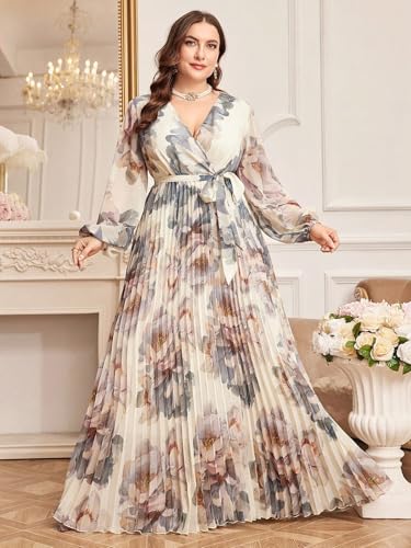Image of TOLEEN Women's Plus Size Sequin Dress Luxurious Style Formal Cocktail Evening Party Maxi Dresses