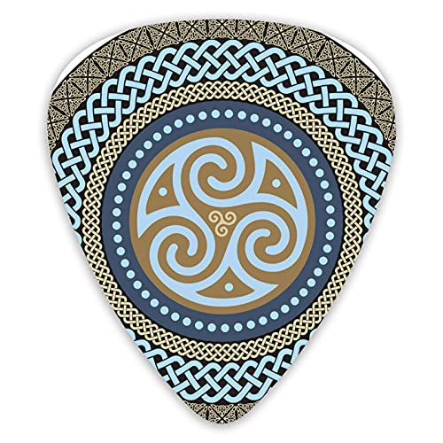 Pics de guitare Mandala celtique isolé sur blanc Premium Picks Sampler 12 paquets – Variété de médiators de guitare… - Les Beatles, Paul McCartney, John Lennon, RIngo Starr, George Harrison Pics de guitare Mandala celtique isolé sur blanc Premium Picks Sampler 12 paquets - Variété de médiators de guitare…
