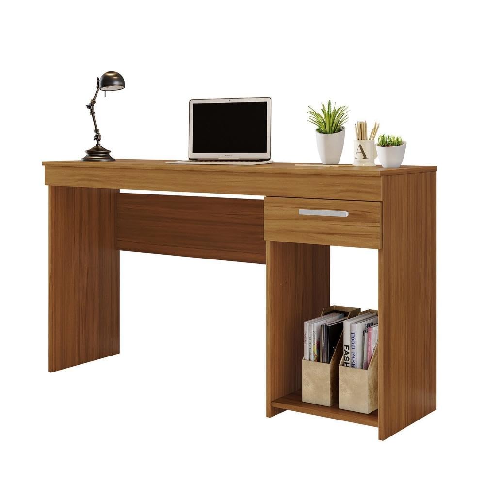 Mesa de Escritório 108cm 1 Gaveta Office Nt 2070 Freijó Trend