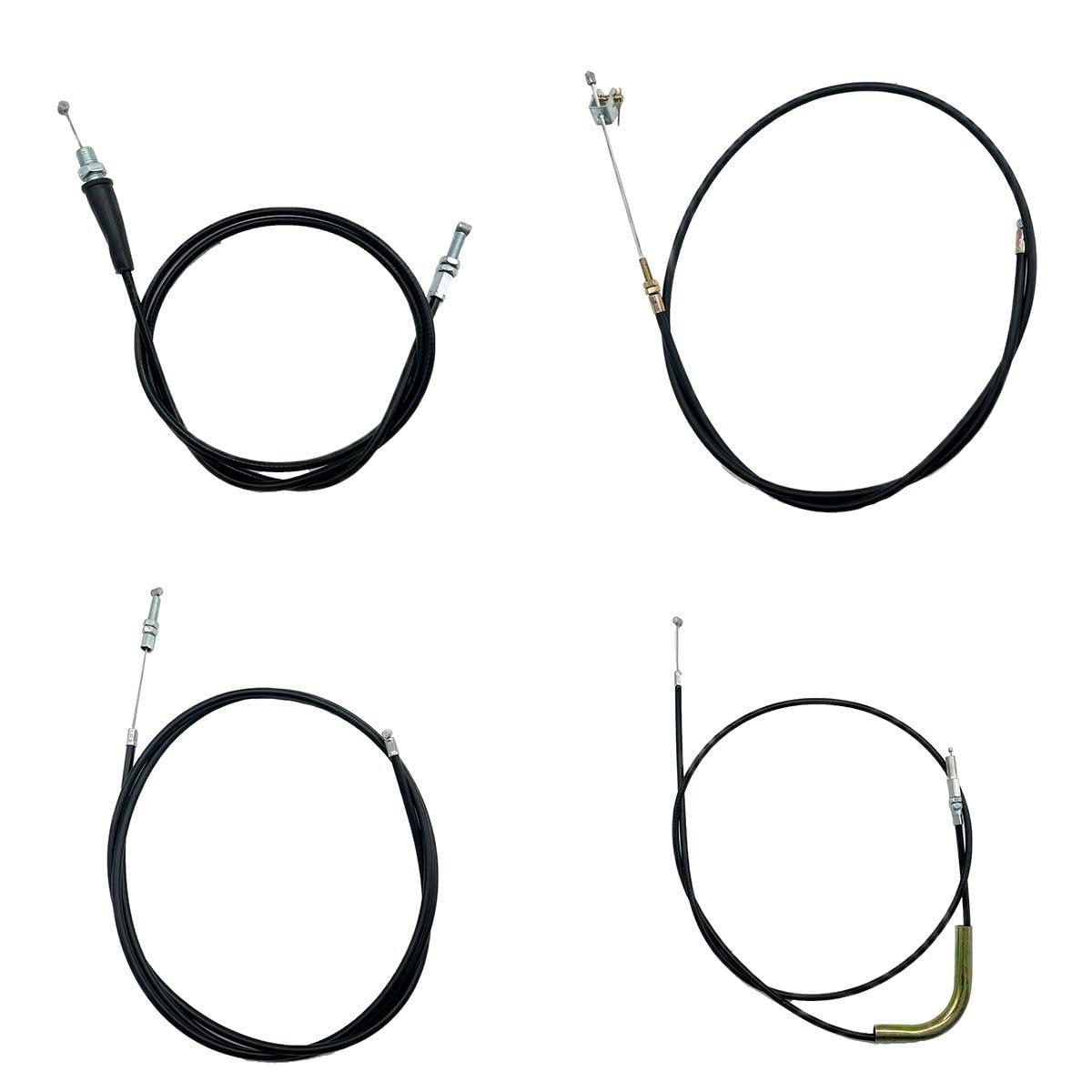 YANHAO KAZUMA - Juego completo de cable del acelerador de 500 cc para ATV, cable de estacionamiento, cable de freno, cable de estrangulador para Kazuma para Jaguar ATV