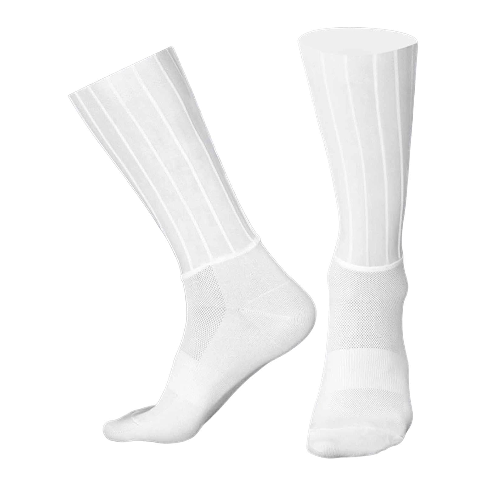 CALANDIS Cycling Pneumatic Socks Unisex Sports Bike Socks for Training Riding Outdoor White Wide Stripes | Socks | Cycling Clothing | Cycling | Sporting Goods-image-17