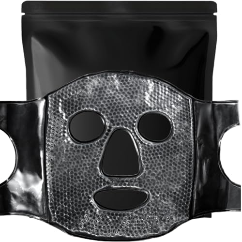 Cryo Chill Ice Face Eyes Mask With Storage Bag for Less Odor Skin Cool Mask for Advanced Cold Therapy Facial Skin Care Spa Beauty Pack With Ice Beads for Face Depuffer & Dark Circles